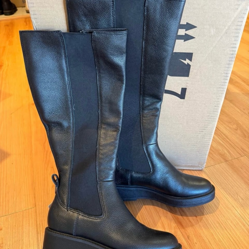 Dolce Vita Black Over the Knee Boots (Waterproof & Wide Calf)